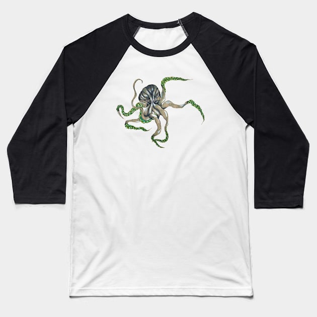 Octo Baseball T-Shirt by amandapwilson